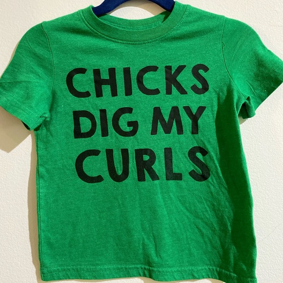 Chicks Dig My Curls/ Yes I’m a Boy No I’m not Cutting My Hair-Size 3 Rabbit Skin - Picture 5 of 7